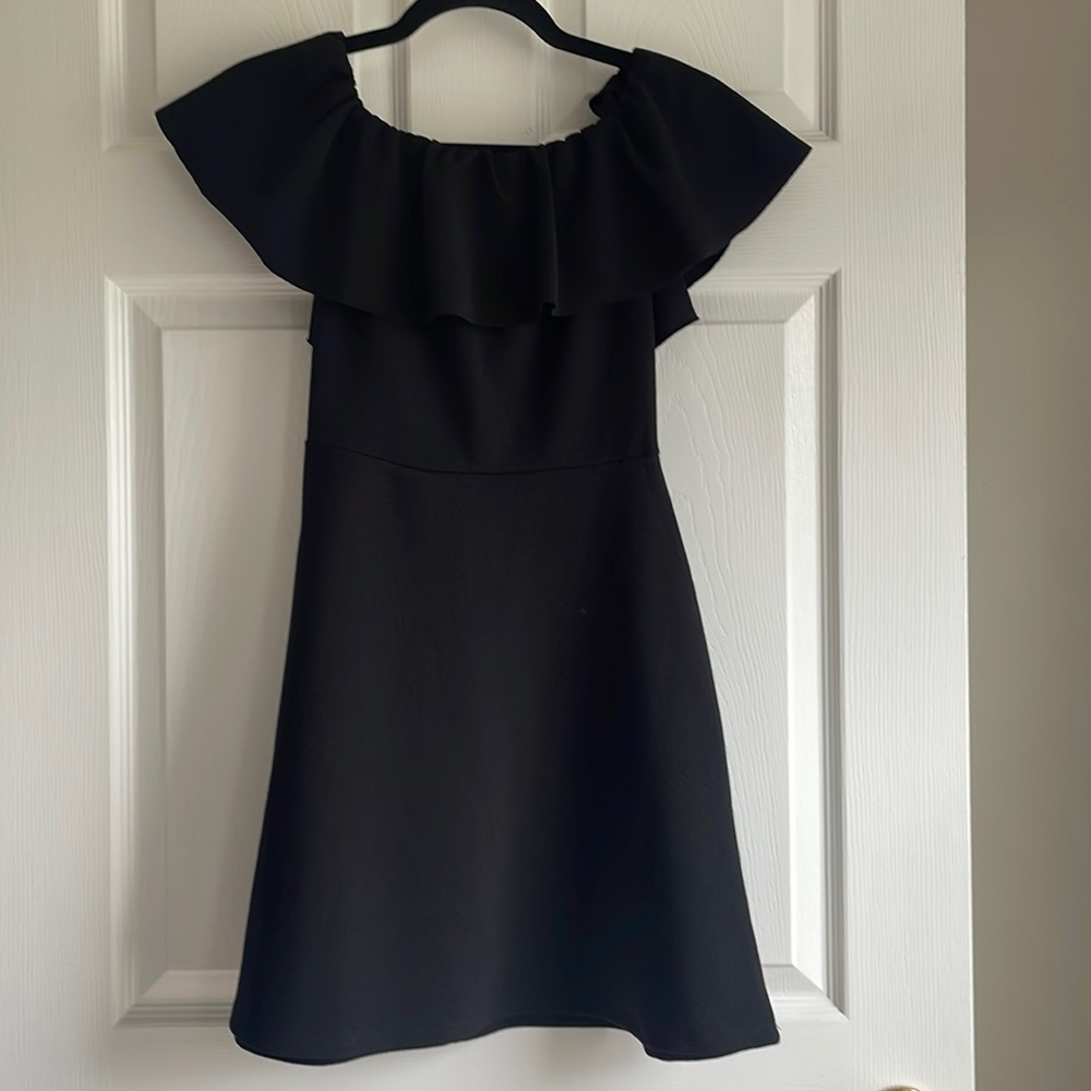 Almost Famous Ruffled Off the Shoulder Dress